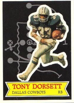 1984 Topps - 1984 NFL Football Stars Collector's Edition (Glossy Send-Ins) #4 Tony Dorsett  Front