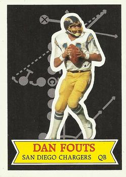 1984 Topps - 1984 NFL Football Stars Collector's Edition (Glossy Send-Ins) #10 Dan Fouts  Front