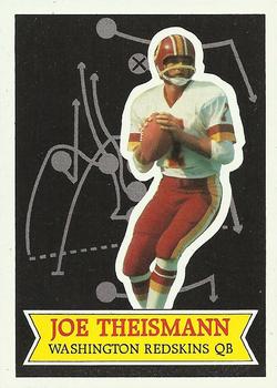 1984 Topps - 1984 NFL Football Stars Collector's Edition (Glossy Send-Ins) #12 Joe Theismann  Front