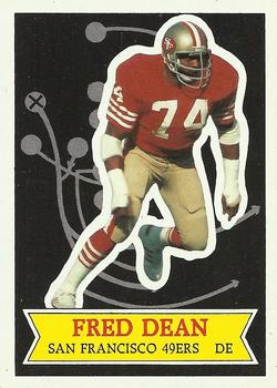 1984 Topps - 1984 NFL Football Stars Collector's Edition (Glossy Send-Ins) #26 Fred Dean  Front