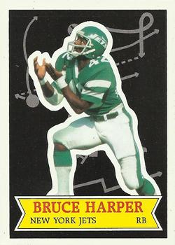 1984 Topps - 1984 NFL Football Stars Collector's Edition (Glossy Send-Ins) #28 Bruce Harper  Front