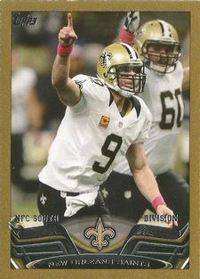2013 Topps Mini - Gold #16 New Orleans Saints Front