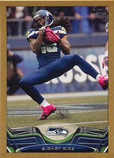 2013 Topps Mini - Gold #93 Sidney Rice Front