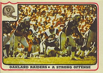 1976 Fleer Team Action #21 A Strong Offense Front