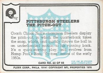 1976 Fleer Team Action #23 The Pitch-Out Back