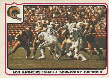 1976 Fleer Team Action #40 Low-Point Defense Front