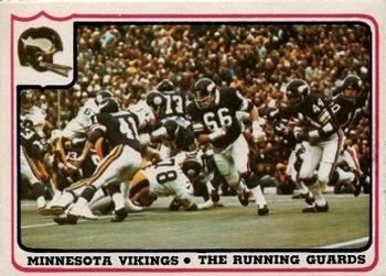 1976 Fleer Team Action #41 The Running Guards Front
