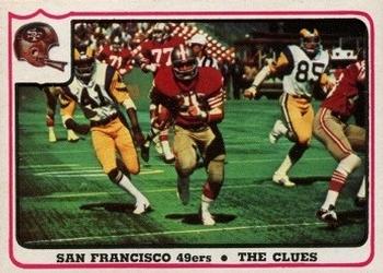 1976 Fleer Team Action #49 The Clues Front