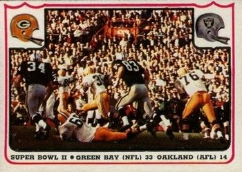 1976 Fleer Team Action #58 Super Bowl II Front