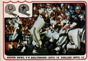 1976 Fleer Team Action #61 Super Bowl V Front