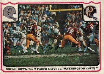 1976 Fleer Team Action #63 Super Bowl VII Front