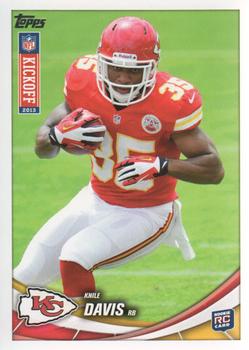 2013 Topps Kickoff #27 Knile Davis Front