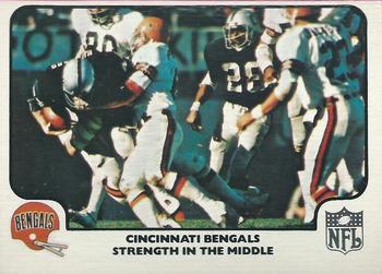 1977 Fleer Team Action #6 Strength in the Middle Front