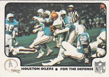 1977 Fleer Team Action #12 For the Defense Front