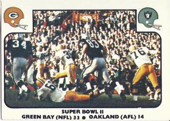 1977 Fleer Team Action #58 Super Bowl II Front