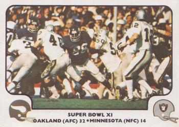 1977 Fleer Team Action #67 Super Bowl XI Front