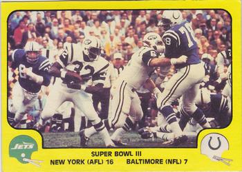 1978 Fleer Team Action #59 Super Bowl III Front