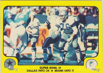 1978 Fleer Team Action #62 Super Bowl VI Front