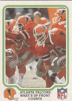 1979 Fleer Team Action #1 What's Up Front Counts Front