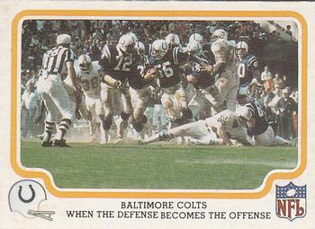 1979 Fleer Team Action #4 When the Defense Becomes the Offense Front