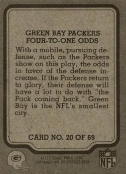 1979 Fleer Team Action #20 Four-to-One Odds Back
