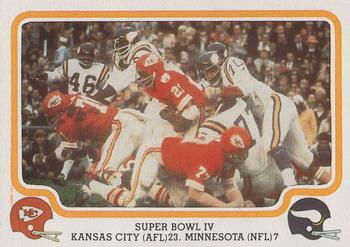 1979 Fleer Team Action #60 Super Bowl IV Front