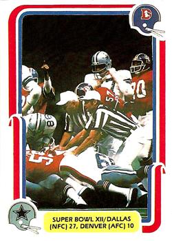 1980 Fleer Team Action #68 Super Bowl XII Front