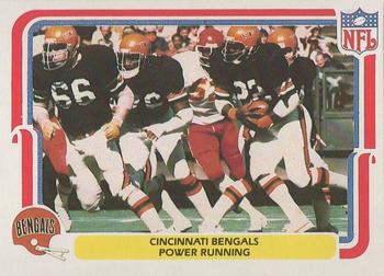 1980 Fleer Team Action #9 Power Running Front