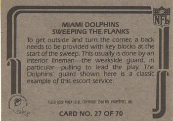 1980 Fleer Team Action #27 Sweeping the Flanks Back