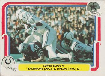 1980 Fleer Team Action #61 Super Bowl V Front
