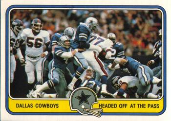 1981 Fleer Team Action #14 Headed Off at the Pass Front