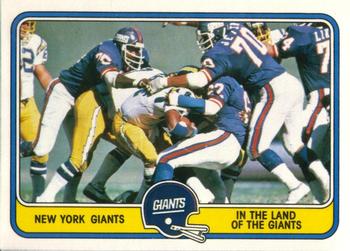 1981 Fleer Team Action #36 In the Land of the Giants Front