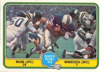 1981 Fleer Team Action #64 Super Bowl VIII Front