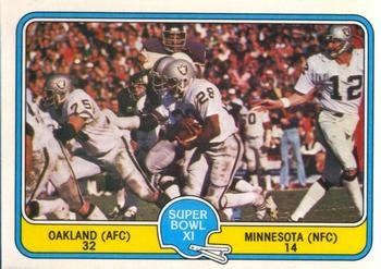 1981 Fleer Team Action #67 Super Bowl XI Front
