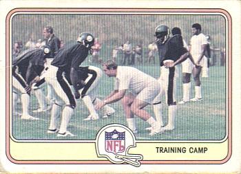 1981 Fleer Team Action #72 Training Camp Front