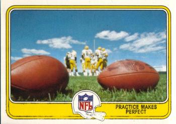 1981 Fleer Team Action #73 Practice Makes Perfect Front