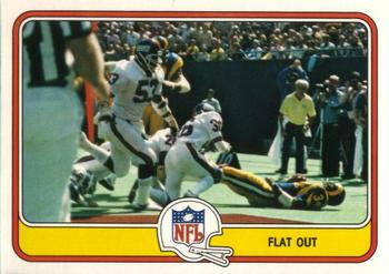 1981 Fleer Team Action #78 Flat Out Front