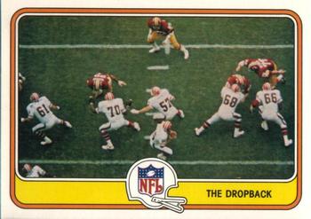 1981 Fleer Team Action #85 The Dropback Front