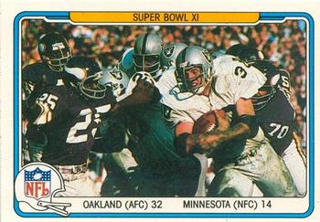 1982 Fleer Team Action #67 Super Bowl XI Front