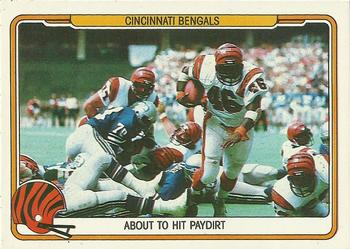 1982 Fleer Team Action #9 About to Hit Paydirt Front