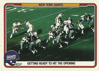 1982 Fleer Team Action #35 Getting Ready to Hit the Opening Front