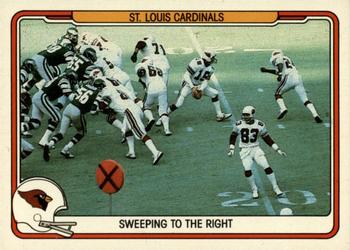 1982 Fleer Team Action #45 Sweeping to the Right Front