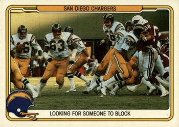 1982 Fleer Team Action #47 Looking for Someone to Block Front