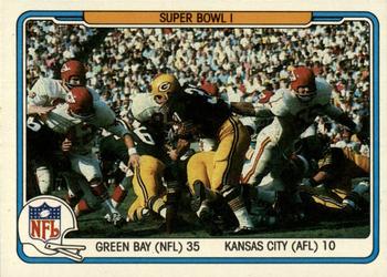 1982 Fleer Team Action #57 Super Bowl I Front