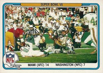1982 Fleer Team Action #63 Super Bowl VII Front