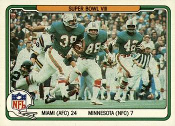 1982 Fleer Team Action #64 Super Bowl VIII Front