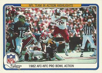1982 Fleer Team Action #73 1982 AFC-NFC Pro Bowl Action Front