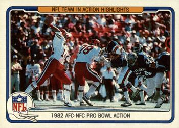 1982 Fleer Team Action #74 1982 AFC-NFC Pro Bowl Action Front
