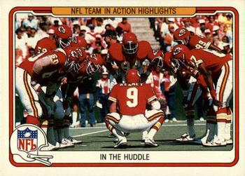1982 Fleer Team Action #80 In the Huddle Front