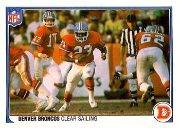 1983 Fleer Team Action #15 Clear Sailing Front